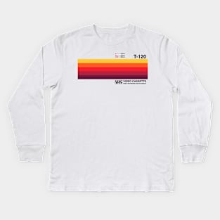 Sunset Video Cassette VHS Kids Long Sleeve T-Shirt